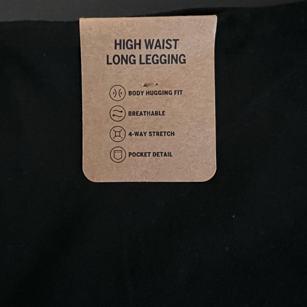 Pink High Waist Leggings - Picture 2 of 3